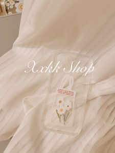 Ins Style Minimalist Fresh Creative Flower Design New Model 17 pro Suitable for 16 Apple 15 Unique Mobile Phone Case Iphone14 pro Max Transparent Soft Shell Mate70 Huawei P60 Xiaomi13 Women