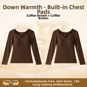 Antibacterial Bra Padded Thermal Underwear For Women Base Layer