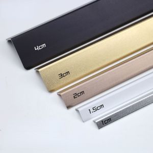 100cm Thickened aluminum alloy corner guard bar corner self-adhesive anti-collision decorative bar Yang corner edge protection bar