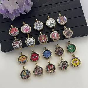 Penghantaran dari China [2025]  Gawu Thangka Tibet Lapan Dewa Penjaga Loket Dua Belas Zodiak Kelahiran Buddha Loket Loket Gantung Thangka Mudah Alih 3.1