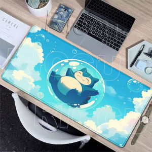 Potdemiel | Mouse Pad Extended P-Pokemon Snorlax Gaming Computer Keyboard Desk Mat Office PC Accessories Gamer Table Rug Non-slip Rubber Mat