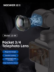 Neewer | 2X Telephoto Magnification Lens for DJI Pocket 3/4