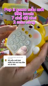 [ TẶNG PIN AAA ] Đồ Chơi Máy Game POP IT Bấm Phím Nút Điện Tử Cho Bé loại 10 Nút 13 Nút Thế Hệ Mới Có Loại Màn Hình LED