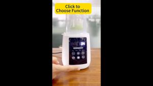 เครื่องอุ่นและฆ่าเชื้อขวดนม 6-in-1Multifuntion เครื่องอุ่นนมแม่ อุณหภูมิที่แม่นยํา ควบคุม เครื่องทําความร้อนขวดนม