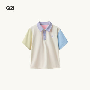 Q21 | Quick-Dry UV-Protection Two-Tone Polo Shirt