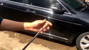 High Pressure Washer Water Gun Extension Wand Nozzle 17cm Fan-shaped Car Washer Spray Extension Rod