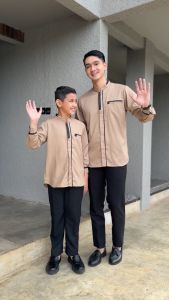 Baju Koko Pria Dewasa Lengan Panjang Motif Yusuf Basiq Toyobo Import Premium Baju Koko Lebaran 2025