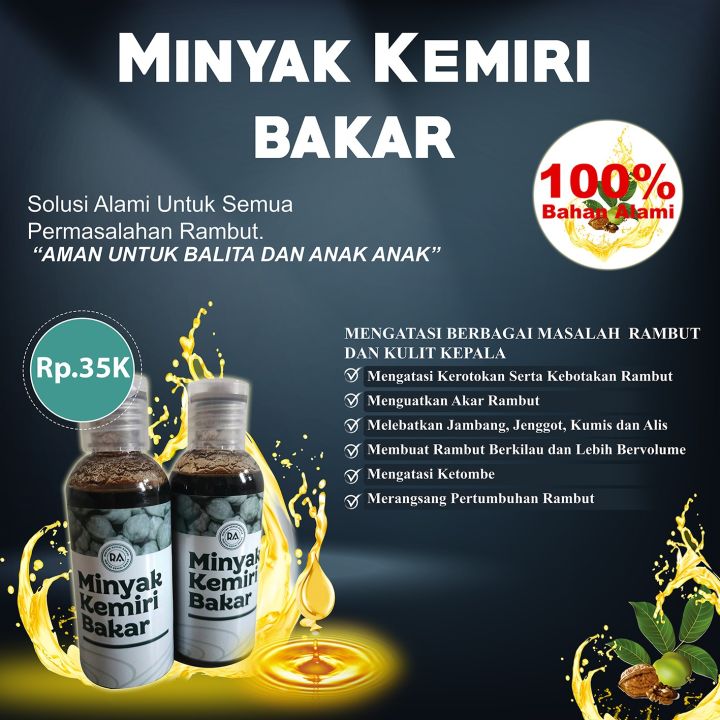 Minyak Kemiri Bakar | Lazada Indonesia