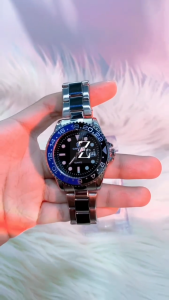 GAVITEN Jam Tangan Pria Gaviten GV 001 Black Blue Original Garansi Resmi 1 Tahun - Rantai