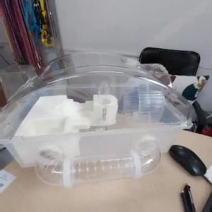 Lồng Mica Cho Hamster size 45x28x30 chuồng hamster bằng mica