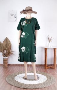 PROMO Daster JUMBO Batik Cap Premium - Dress Harian Korea Wanita Terbaru 2022