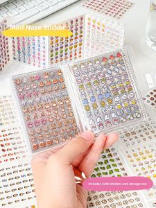 MONLEYTA | Mini Cute Cartoon Sticker Book For Girls High Aesthetic Value Guka Scrapbooking Stickers Children Reward Decorative Materials
