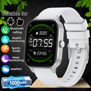 1000mAh Ultra Battery Sports Smartwatch Bluetooth Call Health Monitor Fitness IP68 Waterproof Smart Watches for Men Women