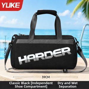 YUKE | Waterproof Dry Wet Separation Large Capacity Sports Sling Bag