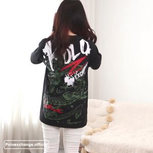 Baju Kaos Oversize Pria Wanita Polo Exchange Naga Ootd Distro T Shirt Korean Style - 10114