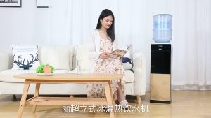 MANOWSHOPZ เครื่องกดน้ำ เครื่องทำน้ำร้อน-น้ำเย็น 2ระบบ ตู้กดน้ำซับในสแตนเลส ถังใส่น้ำด้านบน มีช่องเก็บของด้านล่าง กำลังไฟฟ้า 500W