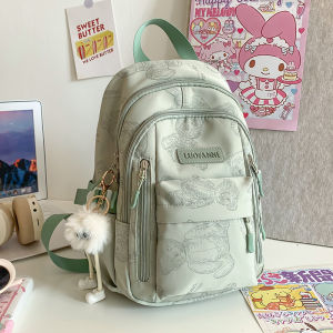 Mini Backpack for Girls And Boys Primary School Students 2025 New Style Autumn Outing Double Shoulder Bag Nylon Material Zipper Closure