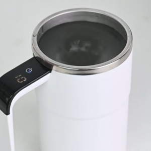 Mixing Mug Pintar Digital Otomatis 400ml – Cangkir Pengaduk Kopi Stainless 304 USB Rechargeable