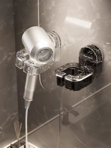 Giá Treo Máy Sấy Tóc Gắn Tường Sang Trọng Nhẹ Không Cần Đục Lỗ Giá Để Đồ Phòng Tắm Phụ Kiện Lưu Trữ Phòng Tắm Đồ Dùng Vệ Sinh Gia Dụng