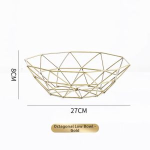 Creative Nordic Style Iron Fruit Basket
