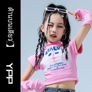 เท่ห์ สตรีทสไตล์ เดนิม เสื้อแจ็คเก็ต และ กระโปรง ชุดสําหรับเด็กผู้หญิงชุดเต้นรําแจ๊ส อินเทรนด์ ฤดูใบไม้ร่วง สวมชุดสองชิ้นสําหรับเด็ก