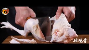 RAMO 1.2kg Pisau Tulang XL/Stainless Steel/ Bone Crusher Cleaver Chopper