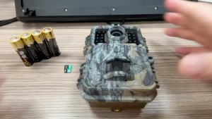 Trail Camera 16MP 1080P Waterproof Hunting Camera Wild Animal Detector Monitoring Infrared Heat Sensing Night Vision Tracking