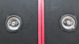 2 Pcs 5 Inch 4-Way Coaxial Car Speakers 300W Max Power Universal Auto Audio for Car Door Installation Replace Speakers Upgrade