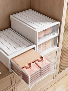 XUNHUAI | Drawer-type Transparent Plastic Clothes Storage Box