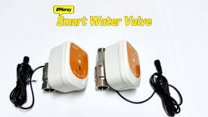 ME220WTUYA WiFi Smart Water Valve DN15-DN25 0%-100% Adjustable Opening Flow Meter BSP/NPT Timed Irrigation Controller IP67 Waterproof Supports Alexa and Google Home Various Adapters Available