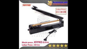 Mesin Press Plastik 30 cm / Impluse Sealer Joyko IS 916 / Heat Sealer / Mesin Potong Plastik sampai 30 cm Sealer Ganda Lp Si-300 - Lazada