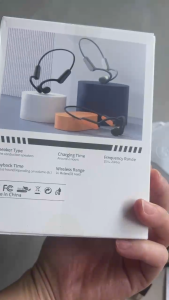 【✅SG READY STOCK】RICHMENTMALL Bone Conduction Headphone IPX5 Waterproof For Sports Outdoor Events With HD Micphone Built-in MP3 Music Player Sports Headset Type-C Bluetooth 5.3 Open Ear Wireless Earphones for Gym Running Cycling Hiking