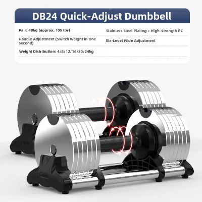 JONSYL | Quick Adjustable Weight Dumbbell For Men Home Exercise Plated Steel