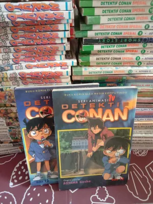komik populer remaja detektif Conan Naruto one piece crayon shinchan next G sersan keroro Dragon ball eyeshield 21 bakabon master Q kungfu boy