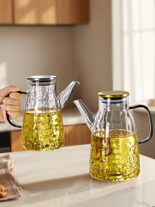 Drip-Free Glass Condiment Bottle with Measurement Markings