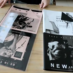 Kertas Buket Bunga Cellophane Flower Wrapping Paper Waterproof Motif Koran Vintage KB6014