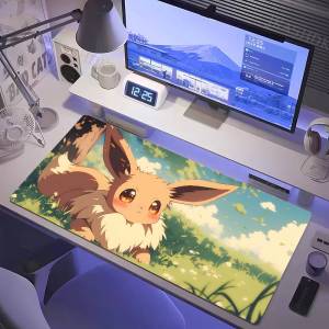 Bandai | Pokemon Gengar Lớn Miếng Lót Chuột Chơi Game 2MM Khâu Viền Cao Su Chống Trơn Trượt Để Bàn Cho Bàn Phím Laptop Văn Phòng Trang Trí Bàn Làm Việc