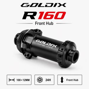GOLDIX | GOLDIX R160 10-13 Speed Steel Spoke Compatible Road Bicycle Hub72T RatchetHG/XDR Center Lock Disc BrakeUltra Light270g24H