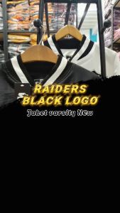 Jaket Varsity Bordir Pria Wanita Riders Super Bowl Black
