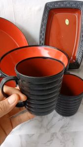 Mangkok Ramen Serbaguna 12 Pcs Paket Hemat Model Jepang 4 Model