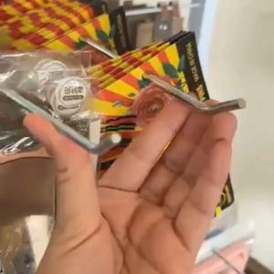 ตะขอแขวนสินค้า ป้องกันสนิม ขนาด 2-12 นิ้ว แพ็ค 10 ชิ้น ฮุกแป้น ตะขอเกาะตะแกรง แขวนสินค้า