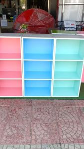 ชั้นเอนกประสงค์ 3 ชั้นโล่ง (ไม้อัดแท้คุณภาพ)