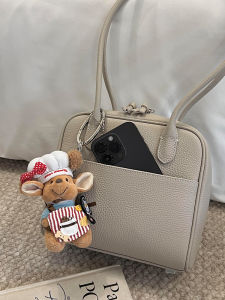 Boston Style Single Shoulder Bag for Women Large Capacity Commuter Tote Bag 2025 New Office Work High-End Sensation Handbag