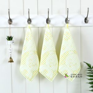 Khăn Vuông Cotton Nguyên Chất Hoạt Hình Cho Trẻ Sơ Sinh Mẫu Giáo Khăn Lau Mặt Nhỏ Có Thể Treo Khăn Vuông Cotton Thêu Logo Vườn