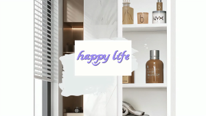 Durable Wall Mounted Mirror Cabinet All-in-One Bathroom Organizer Adjustable Shelves Small Bathroom