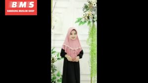 Hijab Jilbab Bergo Instan Anak Perempuan SD TK Renda