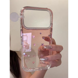 ISIDO | Sparkly Star Design Orange Case Full Protection Elegant Kawaii