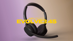 [NEW] Jabra Evolve3 45 MS Stereo Wireless Bluetooth Ultralight Professional On-Ear Headphones with ANC