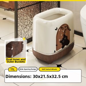 MEISD | Retro Home Trash Bin Large