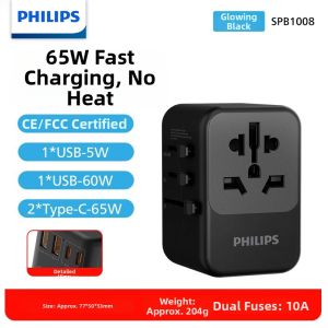 Philips | GaN Fast Charging Global USB Multi-Use Travel Adapter 65W